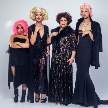 The Cast of 'She Slayed: A Drag Murder Mystery' 