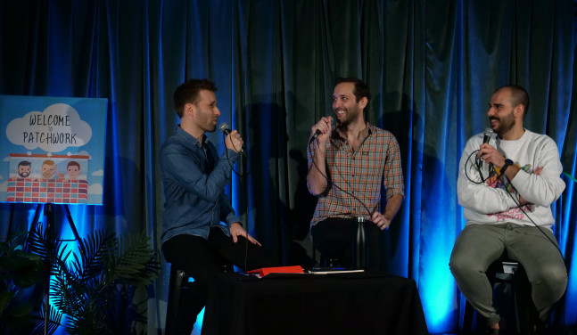 Dion, Josh and Christian on stage MICF 2021